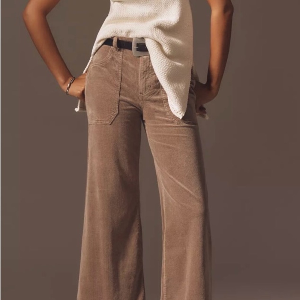 Anthropologie Pilcro Rylan high rise flare